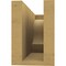 Ekena Millwork 4in. W x 6in. H x 12in. L Newport Woodgrain TimberThane Rafter Tail, Primed Tan RFTUR04X06X12NEWRCPR - alternate 6